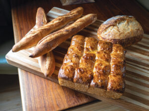 Baguettes, chiabatta, and sourdough bread