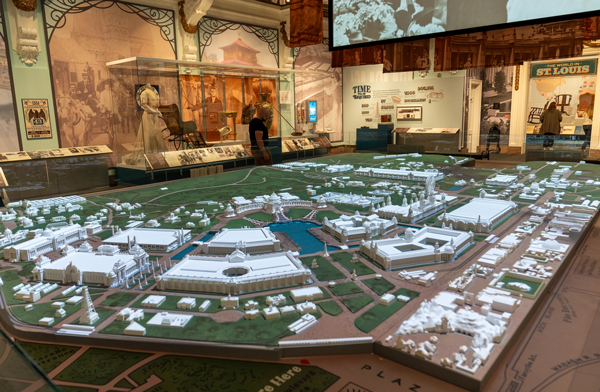 Photo of the 1904 World's Fair scale model at the Missouri History Museum by Mark Hermes, Explore Saint Louis