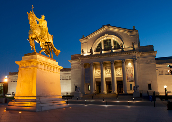 Photo outside the Saint Louis Art Museum by Dan Donovan; provided by Explore Saint Louis