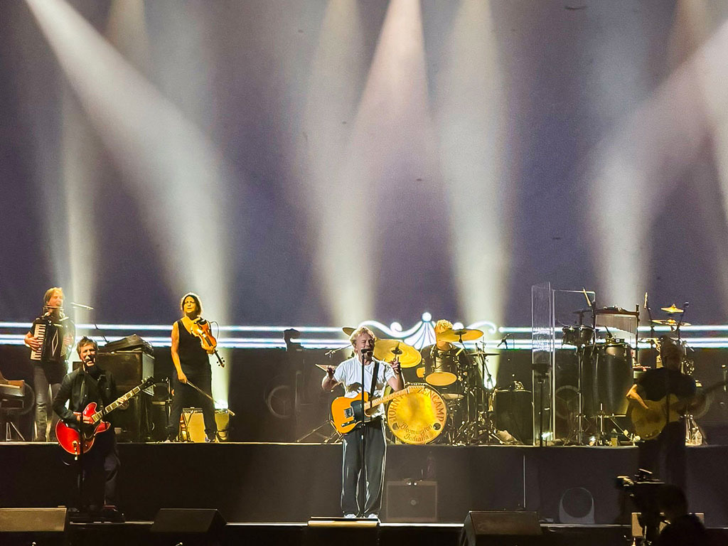 Photo of John Mellencamp's open rehearsal at the Ford Center on July 8, 2026, by Lindsey McIntosh
