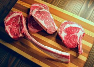 Photo of meat courtesy of Fischer Farms