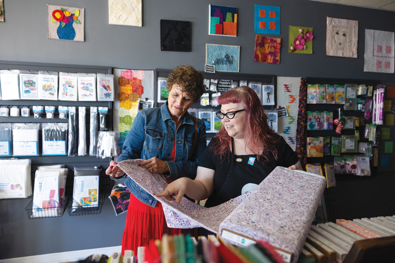 Muppin's Quilting Emporium photo provided by the Paducah Convention & Visitors Bureau