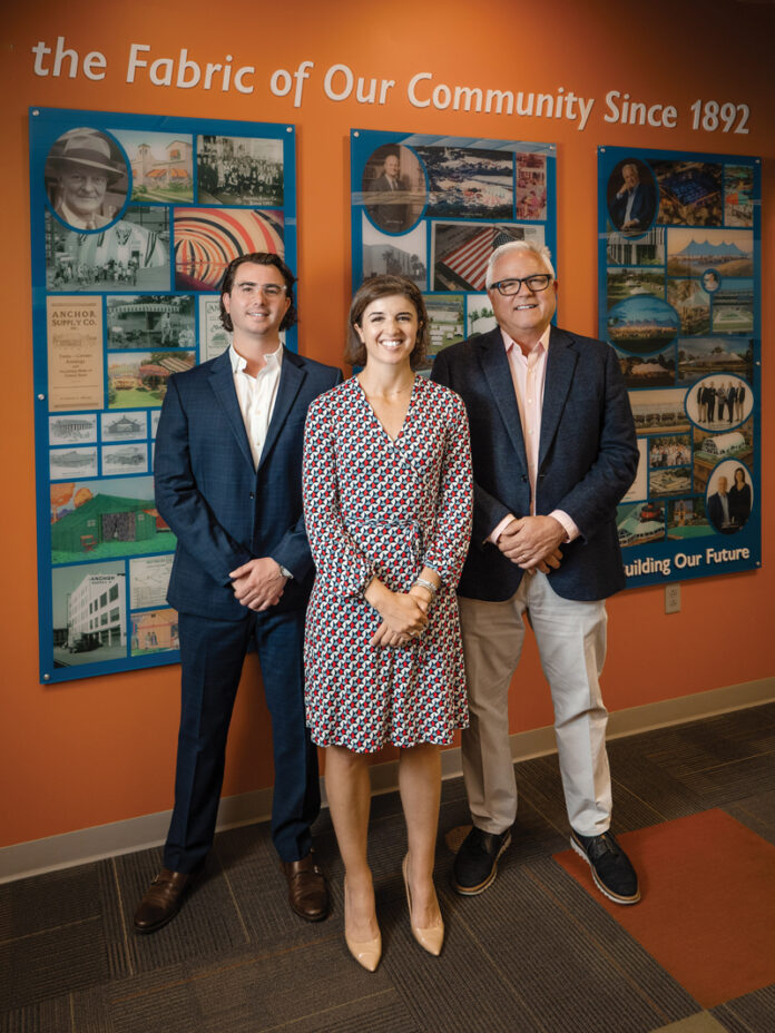 Photo of Brad Mogavero, Christen Mogavero, and Pete Mogavero by Zach Straw