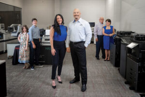 Photo of Charlotte Stevens, Vernon “Drew” Stevens III, Dawn Stevens, Vernon “Andy” Stevens II, Vernon Stevens, and Jennifer Stevens by Zach Straw