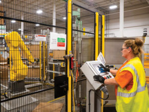 Photo at TaylorMade's Evansville distribution center by Zach Straw