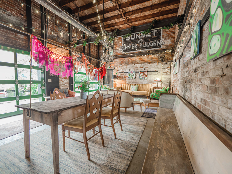 Photo of The Nest interior by Zach Straw