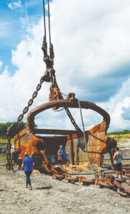 Big Kate mining dragline excavator at Peabody’s Wild Boar Mine near Lynnville.