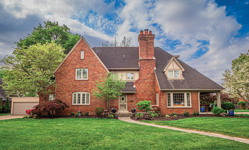 Photo of a Tudor Revival home on East Chandler Avenue
