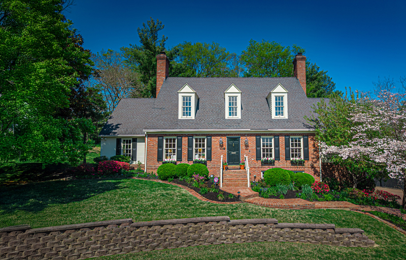 Photo of a Williamsburg-inspired home on Canterbury Drive