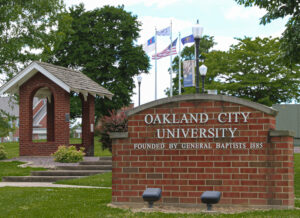 Oakland City University entrance