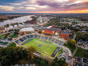 Photo of Reitz Bowl stadium by Zach Straw
