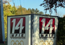 Signals of Change Photo of Channel 14 WFIE signs by John Martin